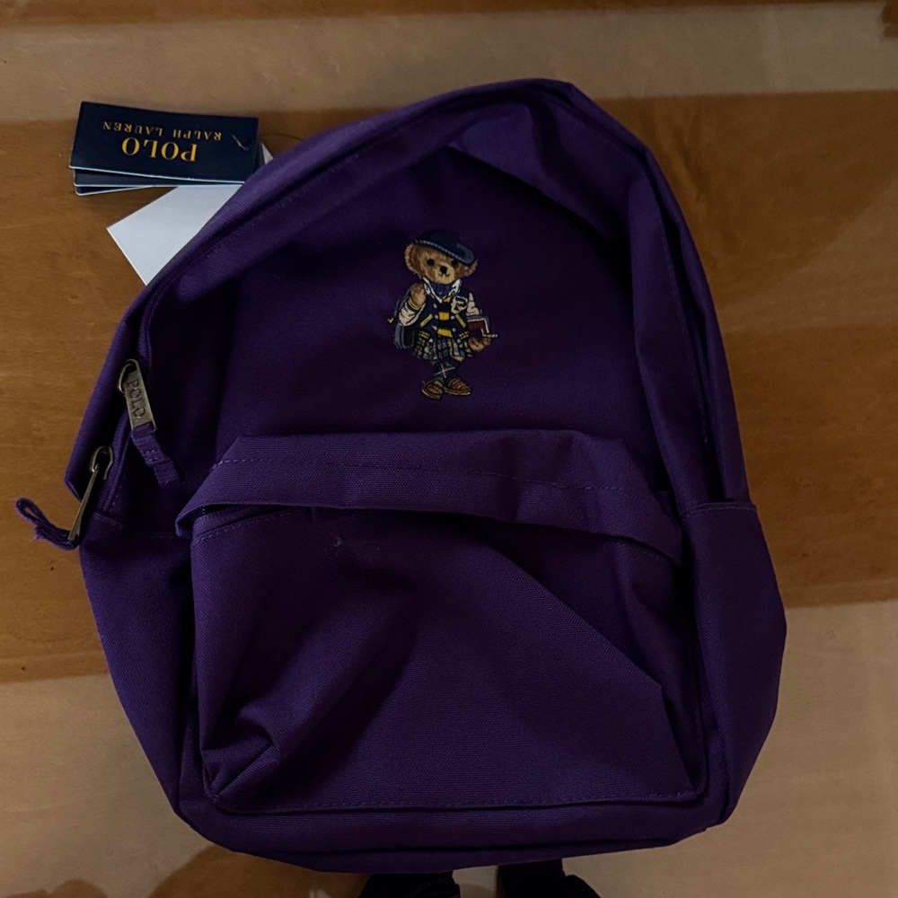 Purple Polo Ralph Lauren Backpack